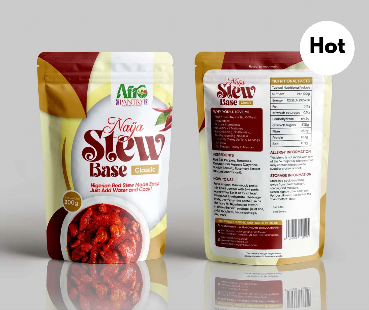 Naija Stew Base - Classic (Hot)